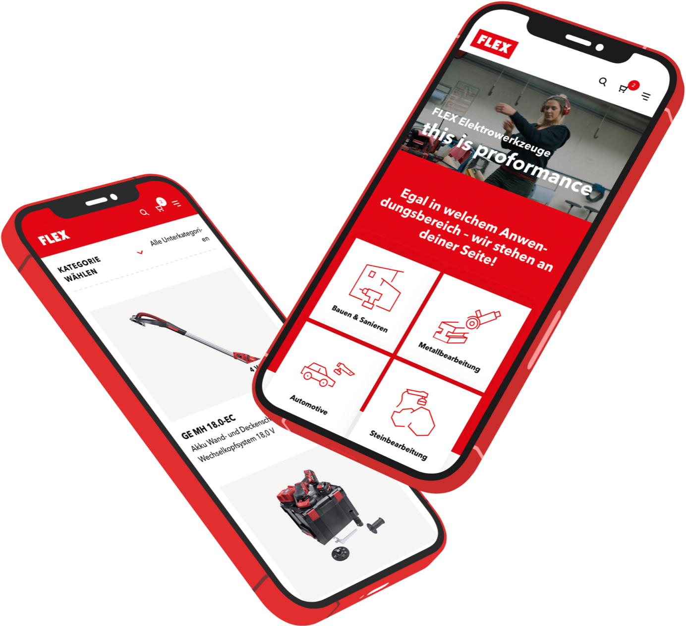 Das Headless CMS ist Teil eines neu entwickelten Hubs, der im Zentrum des digitalen FLEX Universums steht.