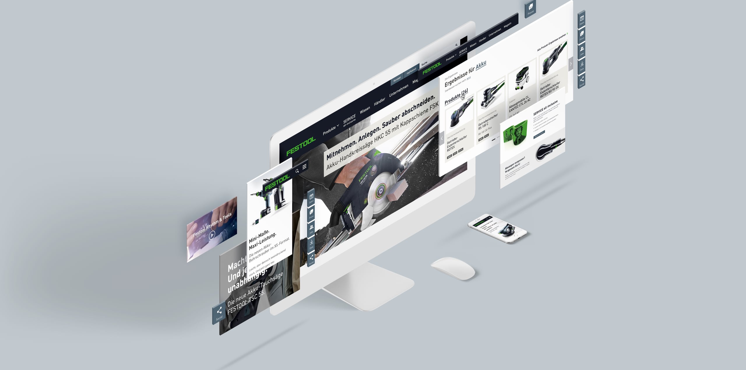 Das Festool Atomic Design System in Aktion