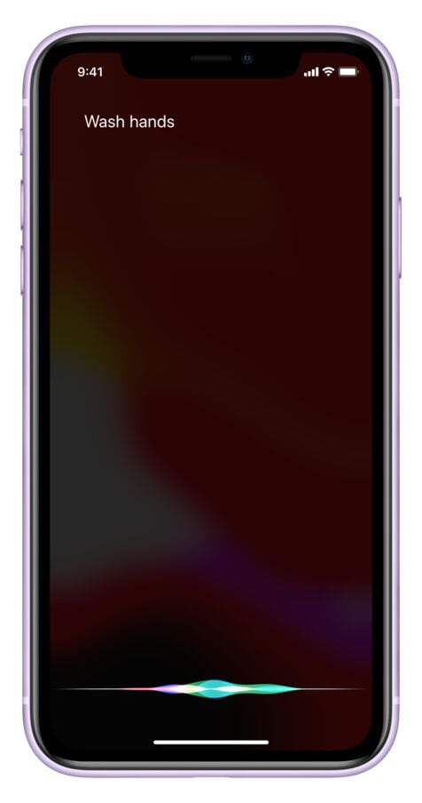 Bild der Happy Wash App in Aktion